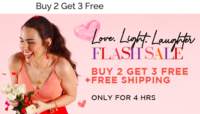 Zivame Flash Sale : Buy 2 Get 3 Free + Free Shipping + get extra 10% off 