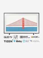 Samsung 125 cm (50 Inches) The Frame Series 4K Ultra HD Smart QLED TV QA50LS03AAKLXL (2021, Black)