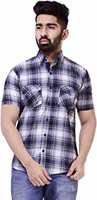 NxtSkin Men's Slim Fit Casual Shirt Starts From Rs.91