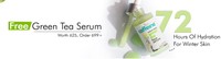 Mcaffeine: FREE Green Tea Face Serum for 72 Hours Hydration worth 625, order 699+