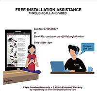 Lifelong LLF108 FitPro Stationary Exercise Belt Bike