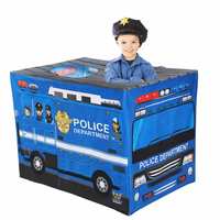 Webby Police Department Kids Play Tent House for 7 to 10 Years Girls and Boys Toy Home