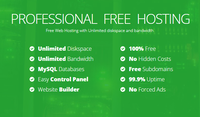 PROFESSIONAL LIFETIME FREE  HOSTING
