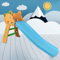 Webby Foldable Garden Slide Toy for Kids - Orange & Blue