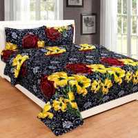 Double bedsheets Min 75% off from Rs.174