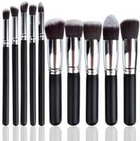 Kylie Makeup Brushes Set Premium Synthetic Foundation Face Powder Brush  (Pack of 10)