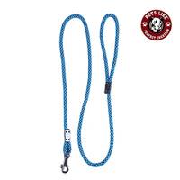 PetsLike Rope Leash, Sky-Blue/Red (8 mm)