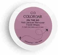 10% Coupon - Colorbar On the Go Nail Lacquer Remover Wipes, Rainbow Bouquet, 30 Pieces