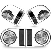 CrossBeats Crossbeats Dynamite 5 W Bluetooth Speaker  (Silver, White, Black, 2.0 Channel)