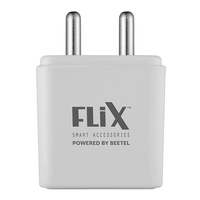 FLiX (Beetel) Bolt 2.4 12W Dual USB Smart Charger with 1 Meter Cable Micro USB Cable (XWC-64D)