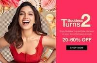 Boddess Birthday Sale: 20 - 60% Off  & More Offers