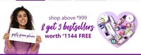  Shop Above Rs 999 And Get Get 3 Bestsellers Worth Rs 1144 For Free & Other Offers