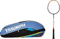 Triumph Virtue Graphite Hotmelt Light Weight Strung Badminton Racket
