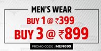 Only for today : Lee Cooper , Spykar & Top Brands Men's T-Shirts Steal Buy 3 at Rs.899 Only