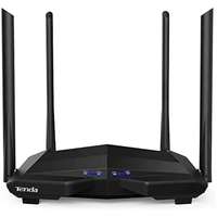 (Mrp error) - Tenda AC10 AC1200 Wireless Smart Dual-Band Gigabit WiFi Router, MU-MIMO, 4 Gigabit Ports, 867Mbps/5 GHz+ 300Mbps /2.4GHz, Support VPN Server, WiFi Schedule, (Black, Not a Modem)