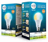Wipro Garnet 12W Color Changing LED Bulb (Pack of 2)