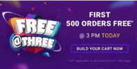 Firstcry Free at three 100% Off upto 1500 on First 500 Orders (at 3 PM)