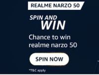Amazon Funzone  Realme Narzo Spin And Win Contest