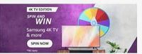 Amazon Fun Zone Contest -  4K TV Edition Spin And Win
