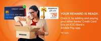 iMobile pay app: Rs 250 Amazon Pay Voucher on Other Bank credit card payment (for first 1500 users)