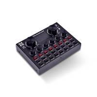 Xtreme Acoustics V8P, Portable Mobile Audio Mixer (FREE ONLINE LEARNING COURSE INCL.), Bluetooth Sound Card for Live Streaming/Podcast/Voice Change/Karaoke Singing with Effects