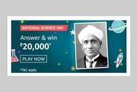 Amazon National Science Day Quiz 