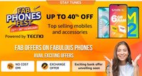 Amazon Fab Phones Fest- Upto 40% off on Smartphones + 10% Instant Discount via HDFC Cards