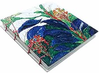 Resha Sketchbook Spiral bound | Binding Diary for Writing - Illustrated Cover 6 X 6 Inches (120 GSM) Cartridge Unruled Sheets 80 Sheets / 160 Pages Flora