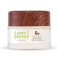 PureSense Macadamia Renewing Night Cream, Sulphate & Paraben Free, Renews Skin, Moistures Skin, 50 ml