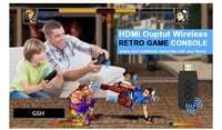 GSH Plug & Play Wireless HD 1080p TV Video Game  (8 Bit Retro Built-in Games) for up to 2 Players HDMI Game Stick Dongle