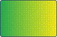 Webby Gradient Green-Yellow Wooden Jigsaw Puzzle, 500 Pieces - Multicolor