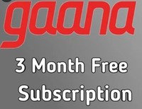  Gaana: Avail 3 Months Gaana Plus Subscription At ₹1 using slice card