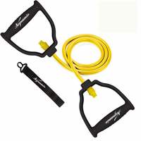 Signamio® Resistance Band Stretch Latex Band Set Toning Tube - Yellow - 20 LBS