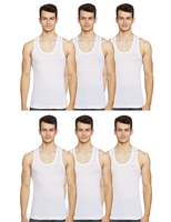 Lux Cozi Men's Cotton Vest (Pack of 6)