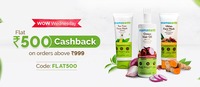 Mamaearth Wow Wednesday deal Flat 500 cashback on shopping of 999 and above