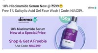 Shop 10% Niacinamide Serum & Get A Freebie Facewash