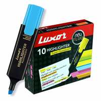 Luxor 1851 Highlighter - Blue - Box of 10