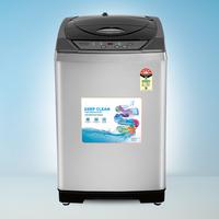 Sansui 7.5 Kg Fully Automatic Top Loading Washing Machine with 10 Wash Programs, JSP75FTL-2024B, Dark Grey