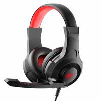 Havit H2031d Over Ear Wired Gaming Headset with Boom Microphone & LED for PC, Laptop, PS4, Xbox, Switch 