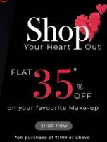 Lotus Herbals  : Flat 40-50% off on Makeup + 35% More Off on Order Value of Rs 1199