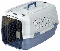 AmazonBasics Two Door Top Load Pet Kennel (23-inch) Amazon's Choice for "cat carrier"