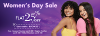 Women's Day Sale - Flat 25% off + Free Cococart Voucher worth Rs.300 + Kapiva Voucher worth Rs.150 + KitKat Chocolate worth Rs.120 + Free Charcoal Face wash