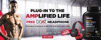 Free boAt Headphone on Buy 2 KG GNC AMP + BOGO on Women Wellness + Free Beauty Pouch