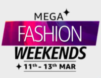 Get 10% Cashback (Upto 300) on Amazon Fashion and Beauty Cashback offer [11-13 Mar]