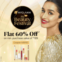 Myglamm Mybeauty Festival Flat 70% off 
