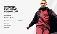 Adidas Weekend Sale From 599 | Flat 60% off + Additional 15% Discount on Orders Over Rs 3499