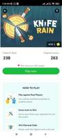 Chance to get 100 Supercoin (Knife Rain Game- Flipkart game)