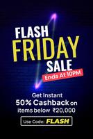 FLASH FRIDAY SALE BY PEPPERFRY, GET 50% CASHBACK INSTANTLY