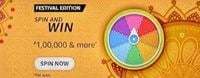 Amazon Festival Edition Spin and Win Quiz Chance To Win iPhone 13 and more