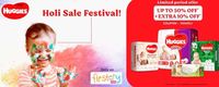  Holi Sale Festival Upto 50% Off + Extra 10% Off | Savings Upto 70% Off + Flat 40% Off